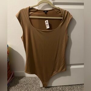 NWT Express Camel Women's Bodysuit Thong